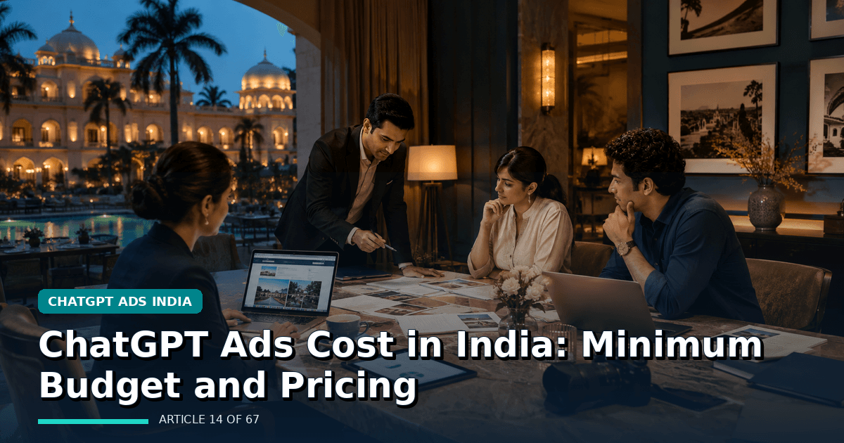 ChatGPT Ads Cost in India: Minimum Budget and Pricing