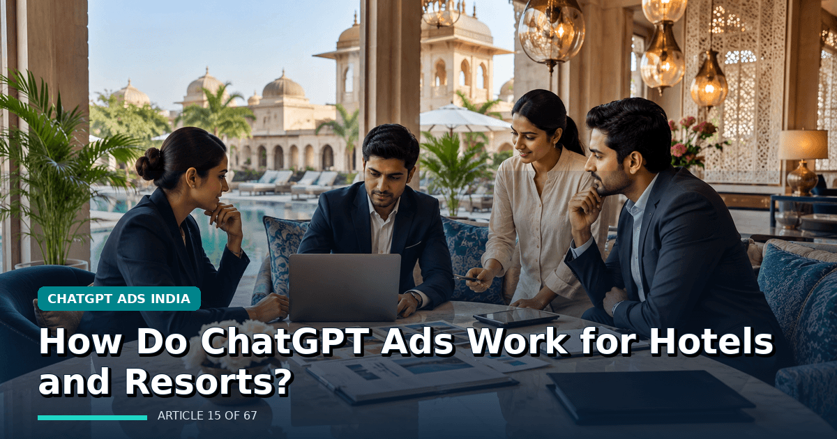How Do ChatGPT Ads Work for Hotels and Resorts?