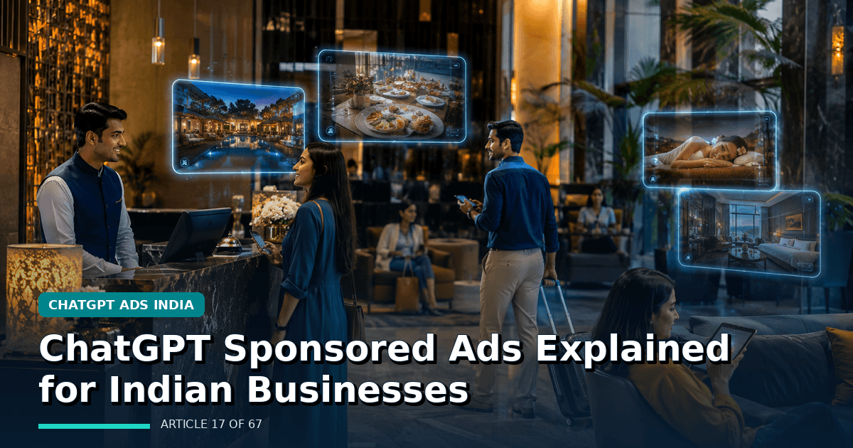 ChatGPT Sponsored Ads Explained for Indian Businesses