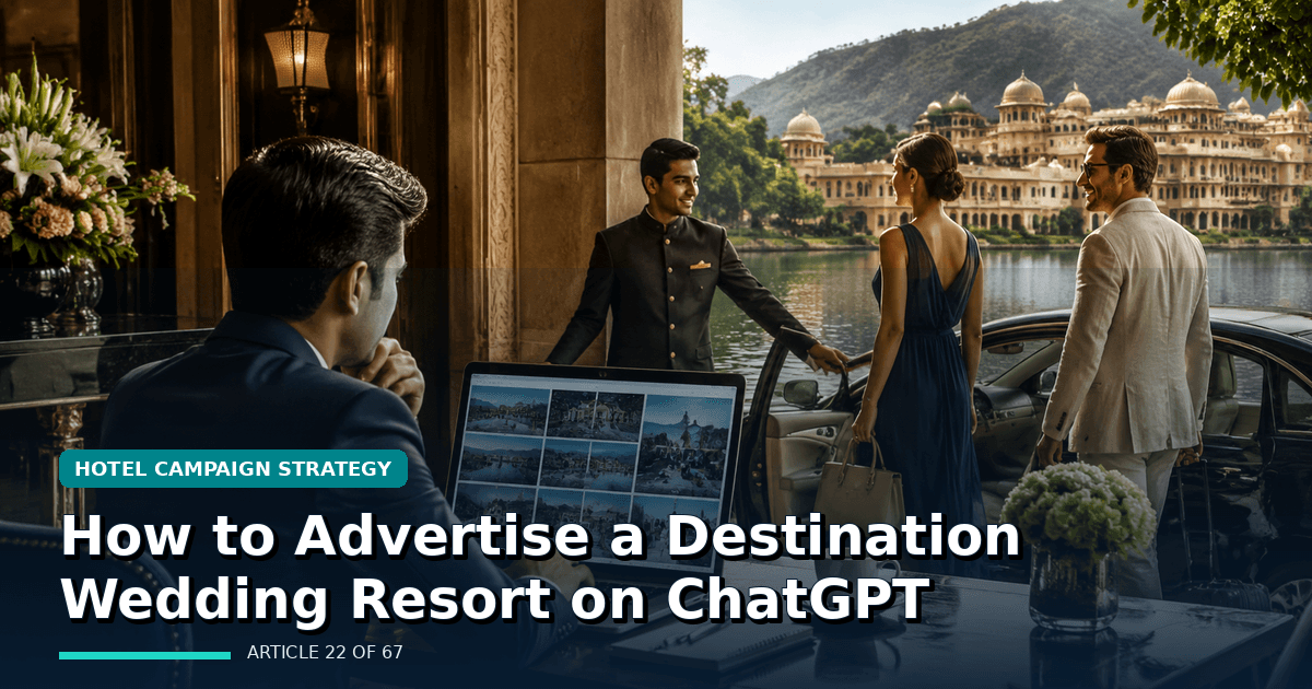 How to Advertise a Destination Wedding Resort on ChatGPT