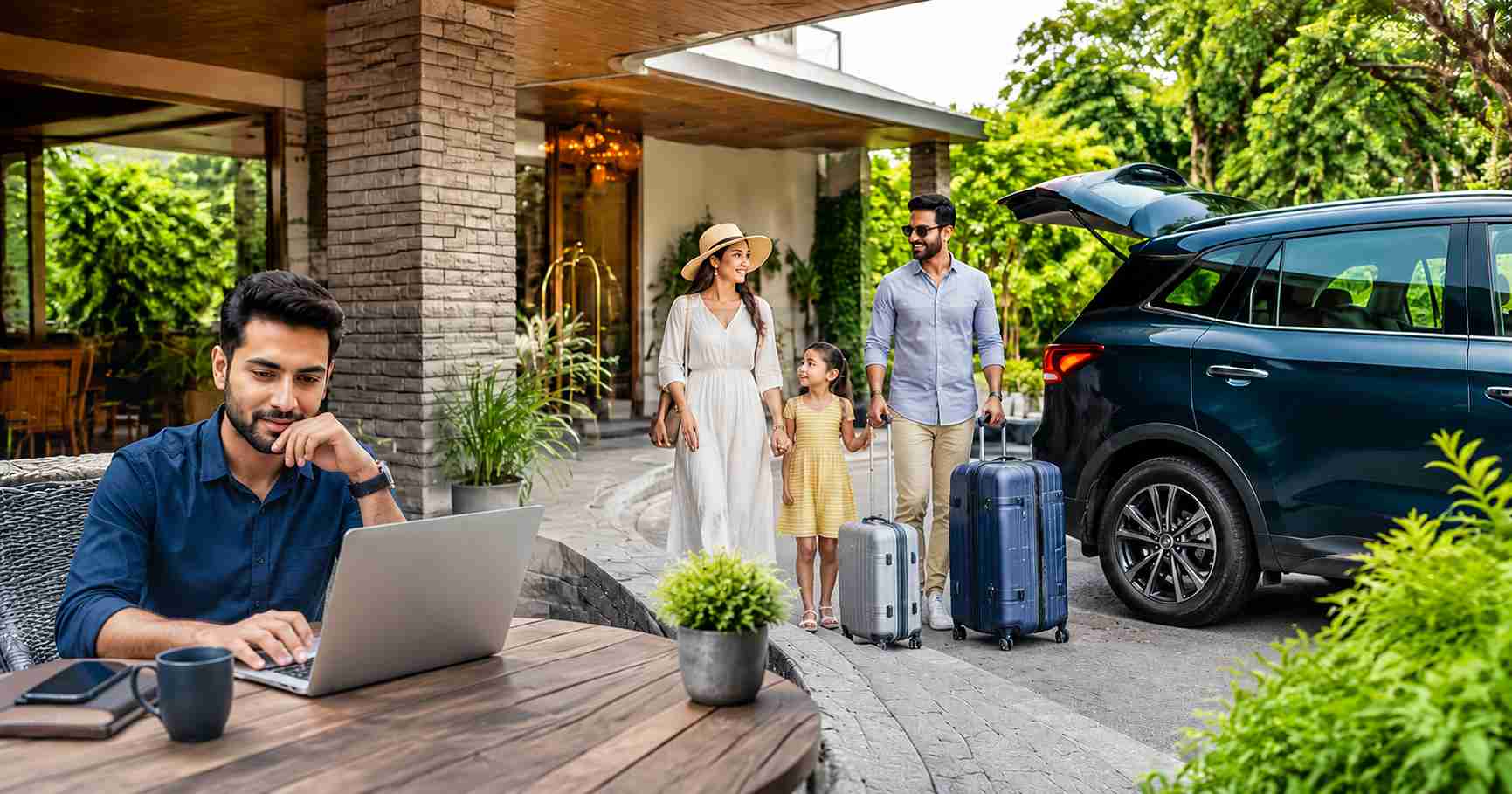 ChatGPT Ads for Weekend Getaway Resorts Near Delhi