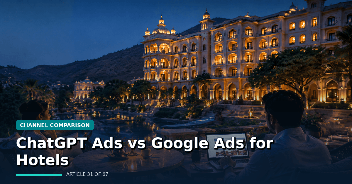 ChatGPT Ads vs Google Ads for Hotels