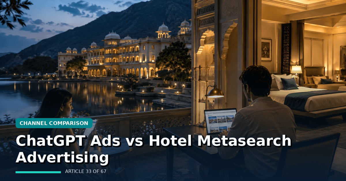 ChatGPT Ads vs Hotel Metasearch Advertising
