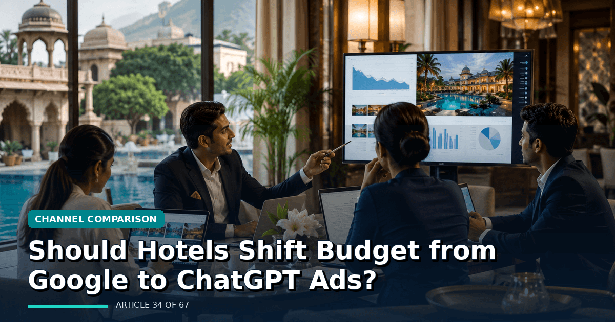 Should Hotels Shift Budget from Google to ChatGPT Ads?