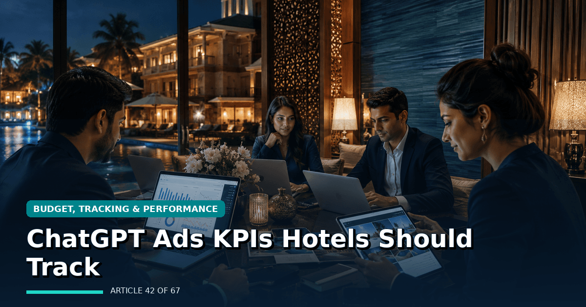 ChatGPT Ads KPIs Hotels Should Track