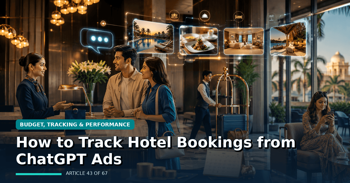 How to Track Hotel Bookings from ChatGPT Ads