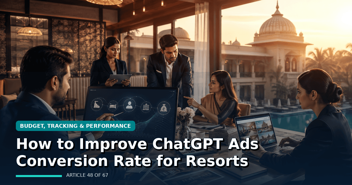 How to Improve ChatGPT Ads Conversion Rate for Resorts