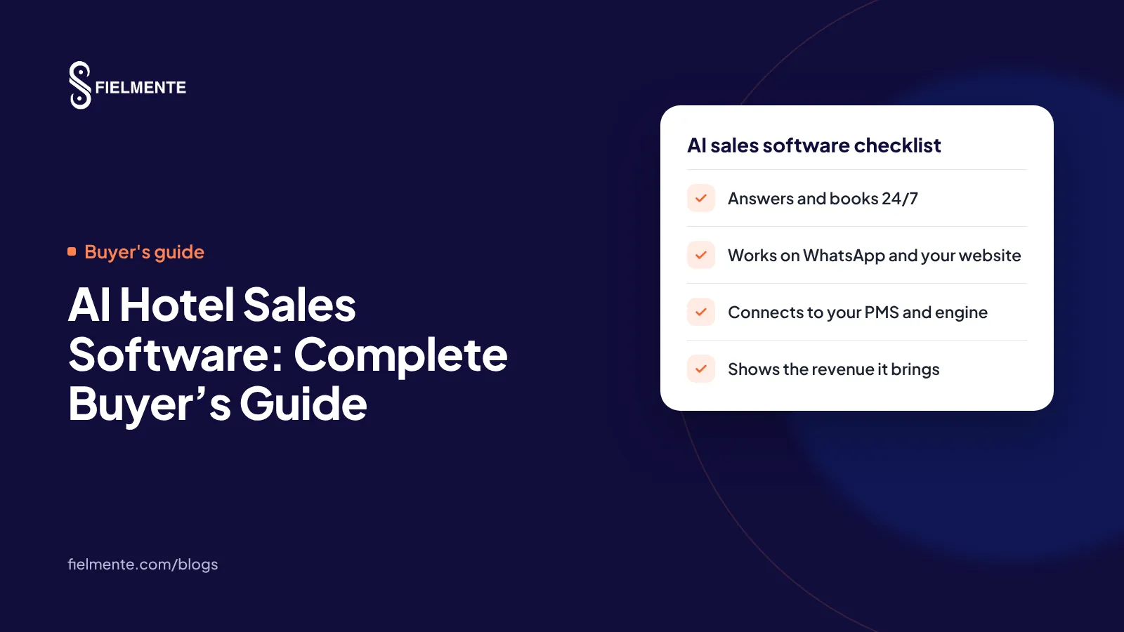 AI Hotel Sales Software: Complete Buyer’s Guide