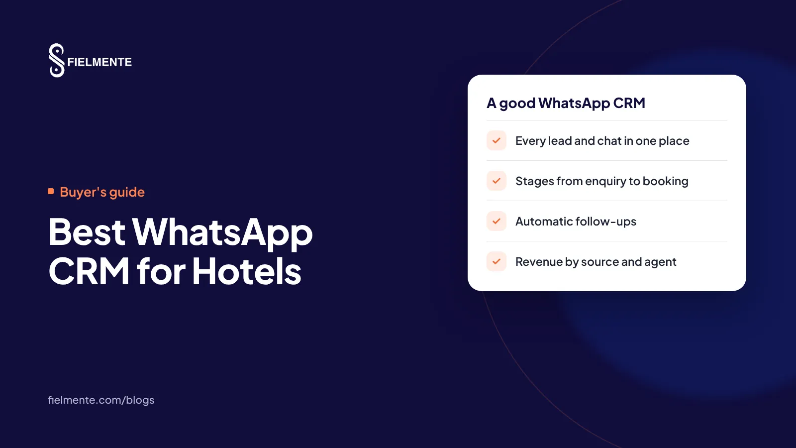 Best WhatsApp CRM for Hotels