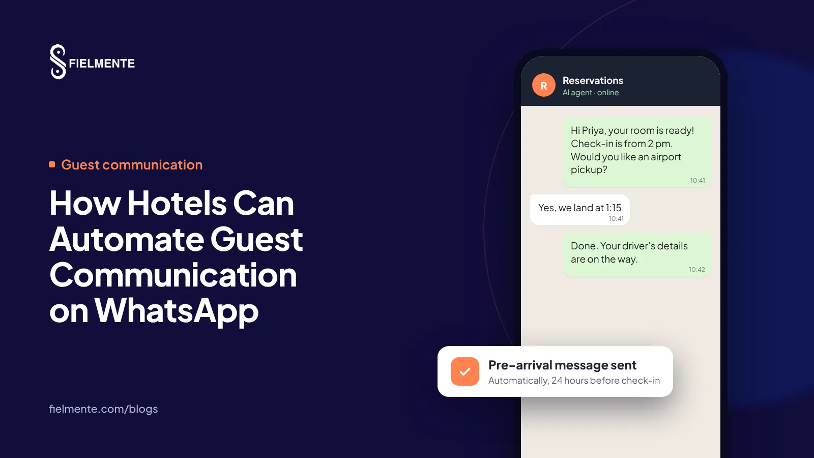 How Hotels Can Automate Guest Communication on WhatsApp