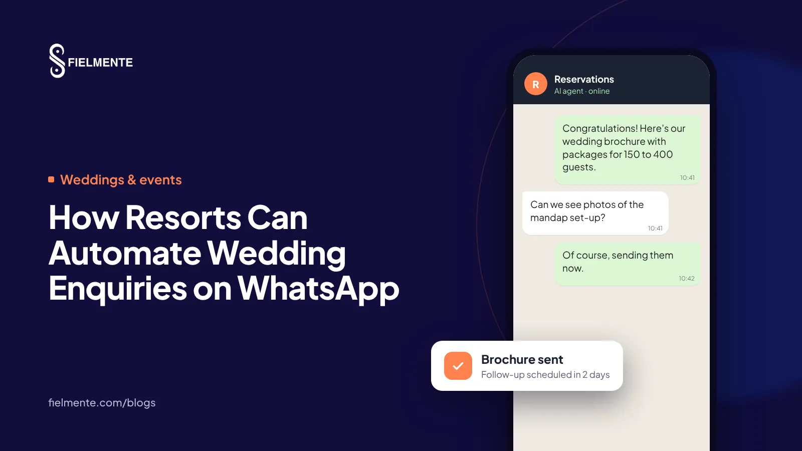 How Resorts Can Automate Wedding Enquiries on WhatsApp
