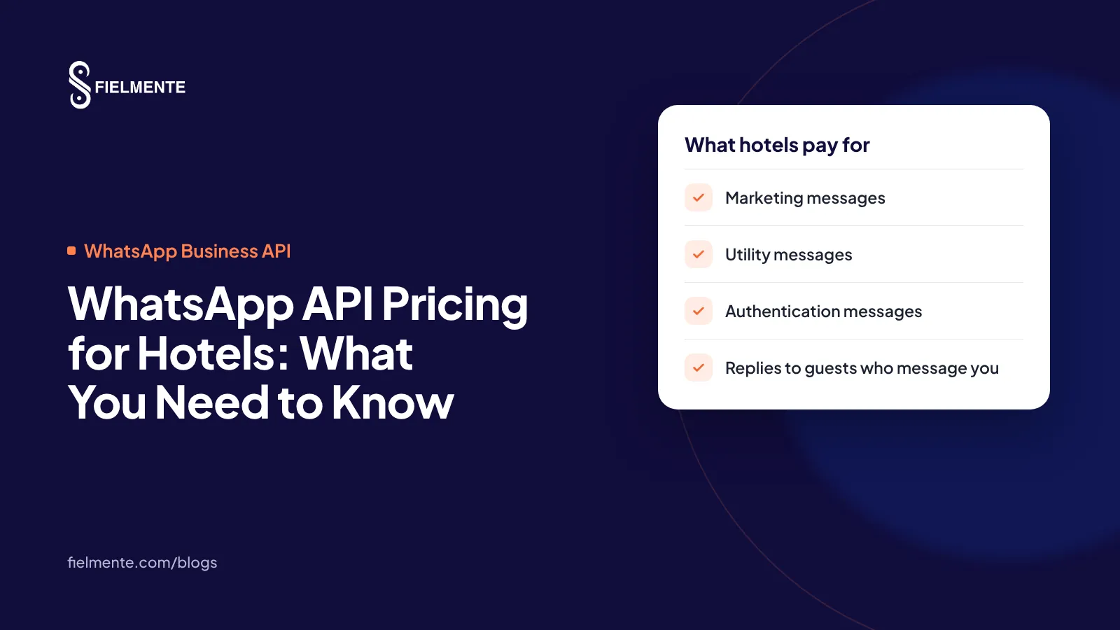 WhatsApp API Pricing for Hotels: What You Need to Know