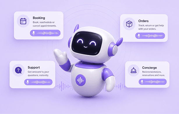 AI voice agent handling hotel phone calls