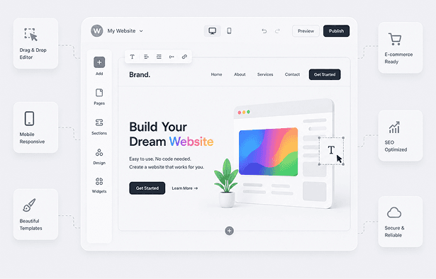 Fielmente website builder for hotels