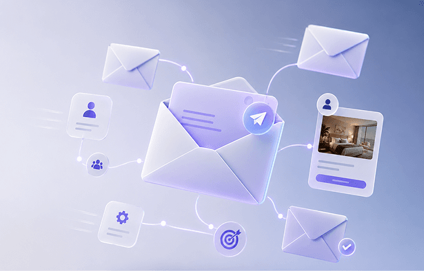 Fielmente Email Marketing dashboard for hotels